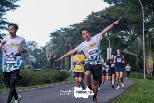 Race photo from Taman Budaya x BOGORUN 2025