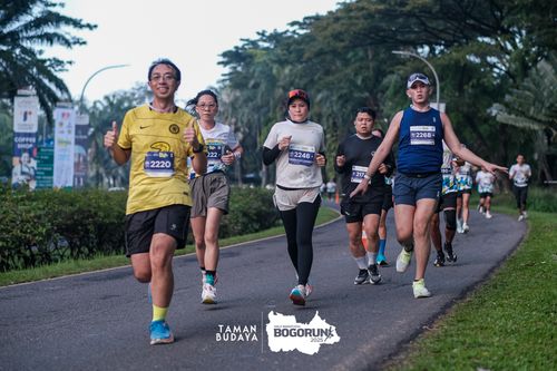 Race photo from Taman Budaya x BOGORUN 2025