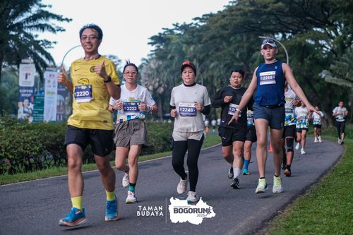 Race photo from Taman Budaya x BOGORUN 2025