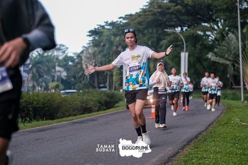 Race photo from Taman Budaya x BOGORUN 2025