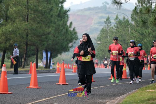 Race photo from CISANGKAN KBP CITY RUN 2025