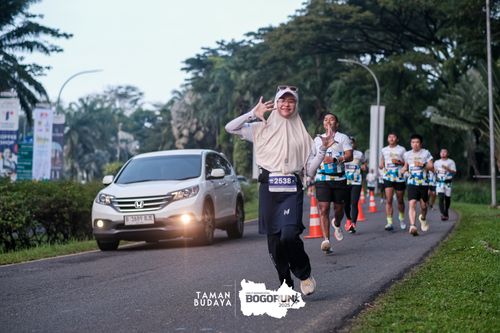 Race photo from Taman Budaya x BOGORUN 2025