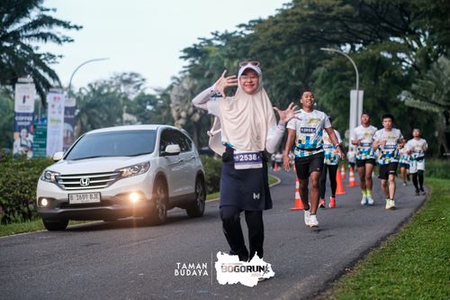 Race photo from Taman Budaya x BOGORUN 2025