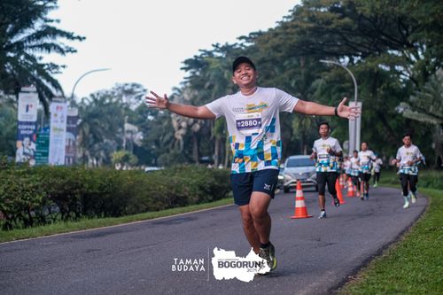 Race photo from Taman Budaya x BOGORUN 2025