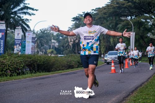 Race photo from Taman Budaya x BOGORUN 2025