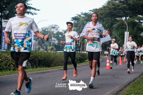 Race photo from Taman Budaya x BOGORUN 2025