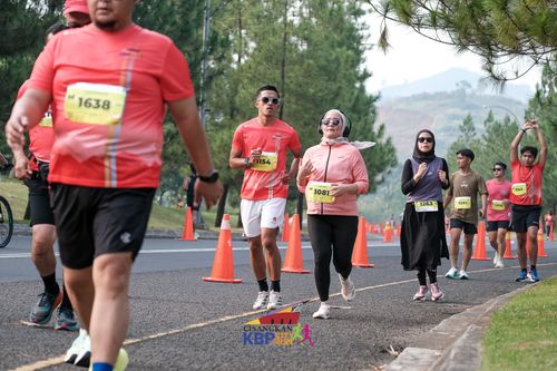 Race photo from CISANGKAN KBP CITY RUN 2025