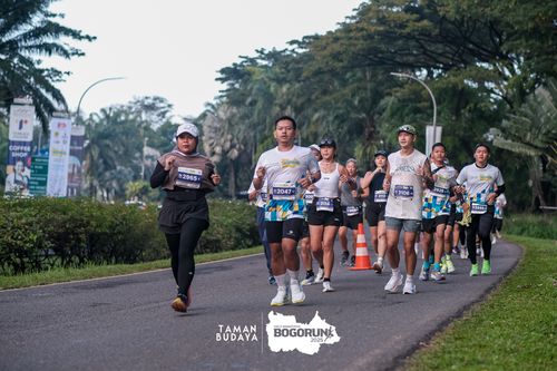 Race photo from Taman Budaya x BOGORUN 2025