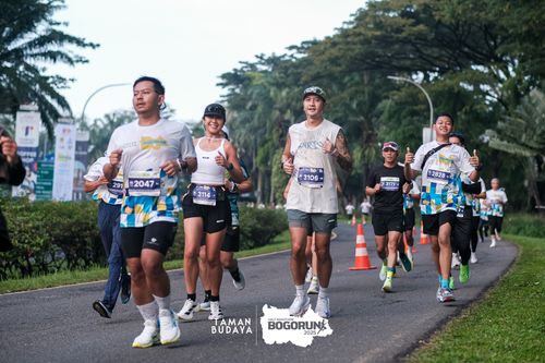 Race photo from Taman Budaya x BOGORUN 2025
