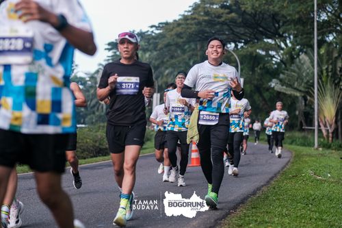 Race photo from Taman Budaya x BOGORUN 2025