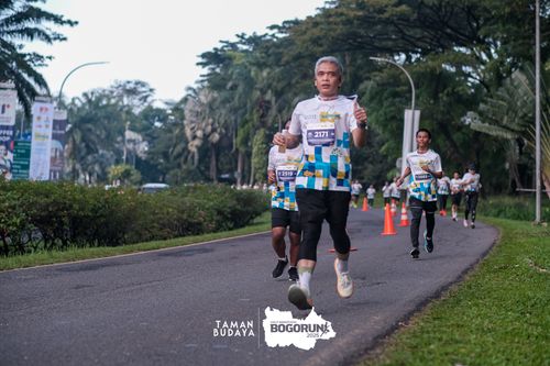 Race photo from Taman Budaya x BOGORUN 2025
