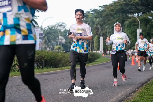 Race photo from Taman Budaya x BOGORUN 2025