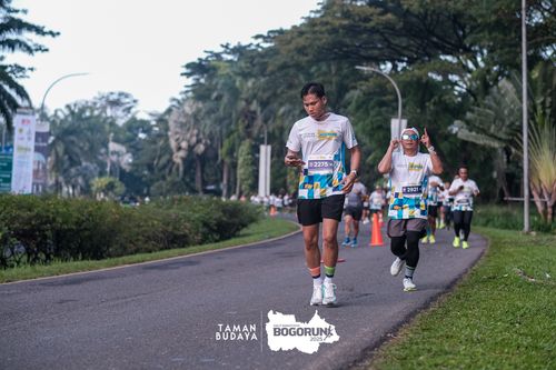 Race photo from Taman Budaya x BOGORUN 2025