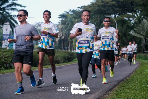 Race photo from Taman Budaya x BOGORUN 2025