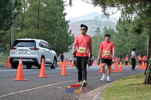 Race photo from CISANGKAN KBP CITY RUN 2025