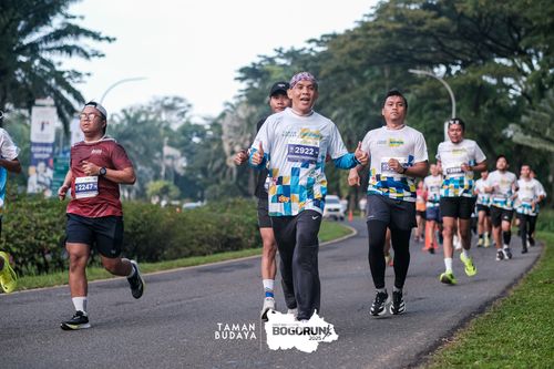 Race photo from Taman Budaya x BOGORUN 2025
