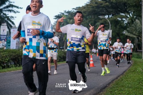 Race photo from Taman Budaya x BOGORUN 2025