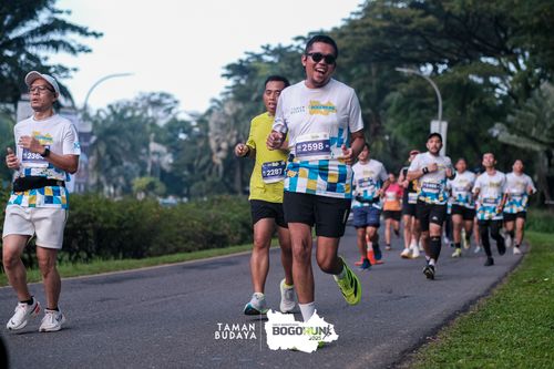 Race photo from Taman Budaya x BOGORUN 2025