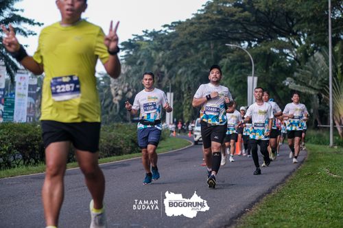 Race photo from Taman Budaya x BOGORUN 2025