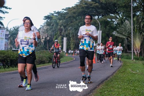 Race photo from Taman Budaya x BOGORUN 2025