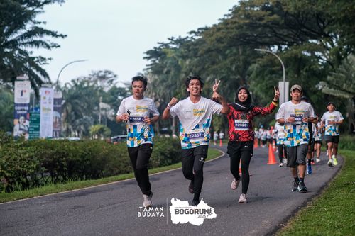 Race photo from Taman Budaya x BOGORUN 2025