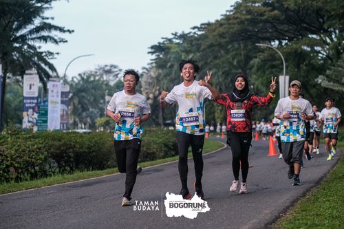 Race photo from Taman Budaya x BOGORUN 2025