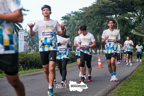Race photo from Taman Budaya x BOGORUN 2025