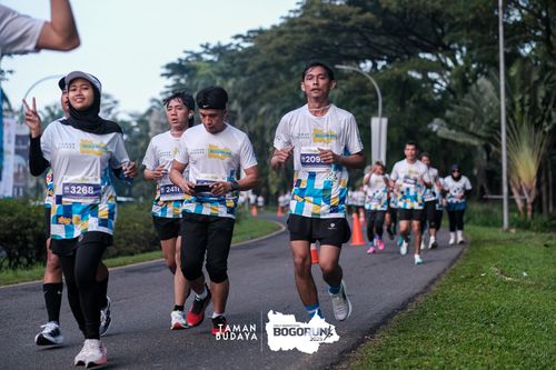 Race photo from Taman Budaya x BOGORUN 2025
