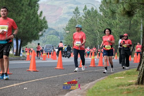 Race photo from CISANGKAN KBP CITY RUN 2025