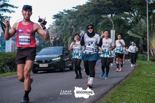 Race photo from Taman Budaya x BOGORUN 2025
