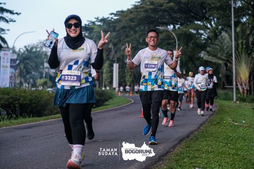 Race photo from Taman Budaya x BOGORUN 2025
