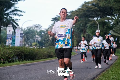 Race photo from Taman Budaya x BOGORUN 2025