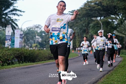 Race photo from Taman Budaya x BOGORUN 2025