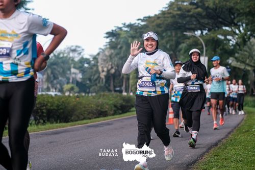 Race photo from Taman Budaya x BOGORUN 2025