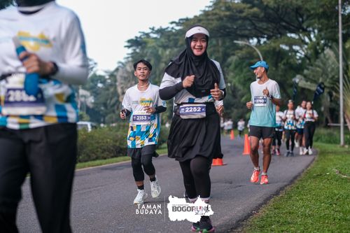 Race photo from Taman Budaya x BOGORUN 2025