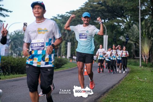 Race photo from Taman Budaya x BOGORUN 2025