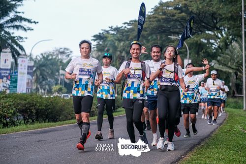Race photo from Taman Budaya x BOGORUN 2025