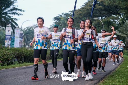 Race photo from Taman Budaya x BOGORUN 2025