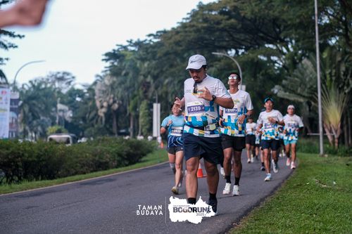 Race photo from Taman Budaya x BOGORUN 2025
