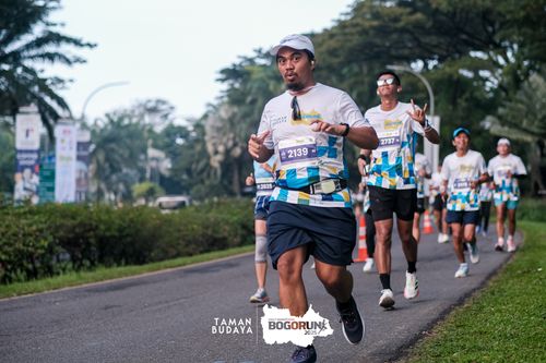 Race photo from Taman Budaya x BOGORUN 2025