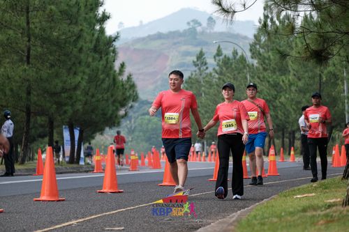 Race photo from CISANGKAN KBP CITY RUN 2025
