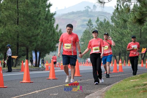 Race photo from CISANGKAN KBP CITY RUN 2025