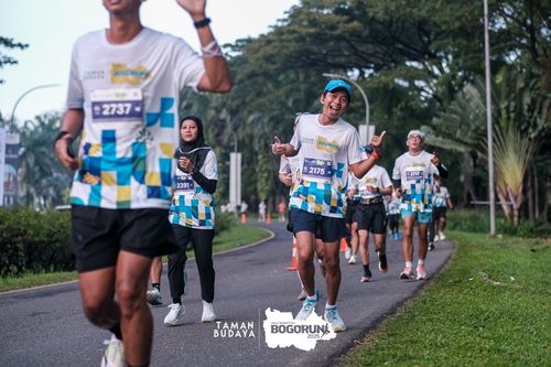 Race photo from Taman Budaya x BOGORUN 2025