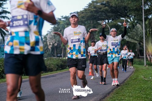 Race photo from Taman Budaya x BOGORUN 2025