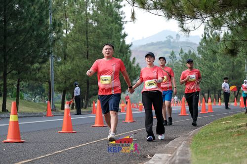 Race photo from CISANGKAN KBP CITY RUN 2025