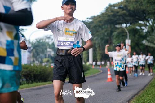 Race photo from Taman Budaya x BOGORUN 2025