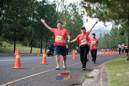 Race photo from CISANGKAN KBP CITY RUN 2025