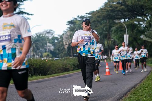 Race photo from Taman Budaya x BOGORUN 2025