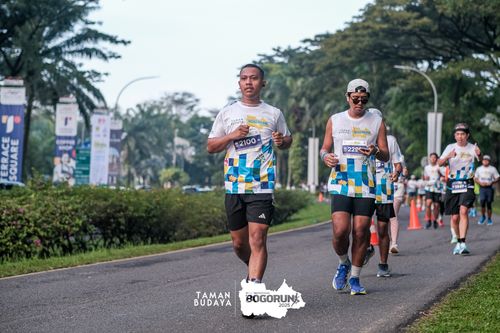 Race photo from Taman Budaya x BOGORUN 2025