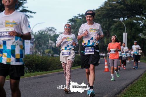 Race photo from Taman Budaya x BOGORUN 2025